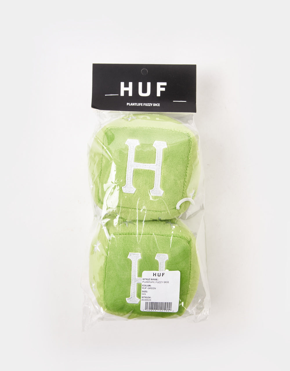 HUF Plantlife Fuzzy Dice - HUF Green