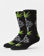 HUF x Cypress Hill Compass Plantlife Socks - Black