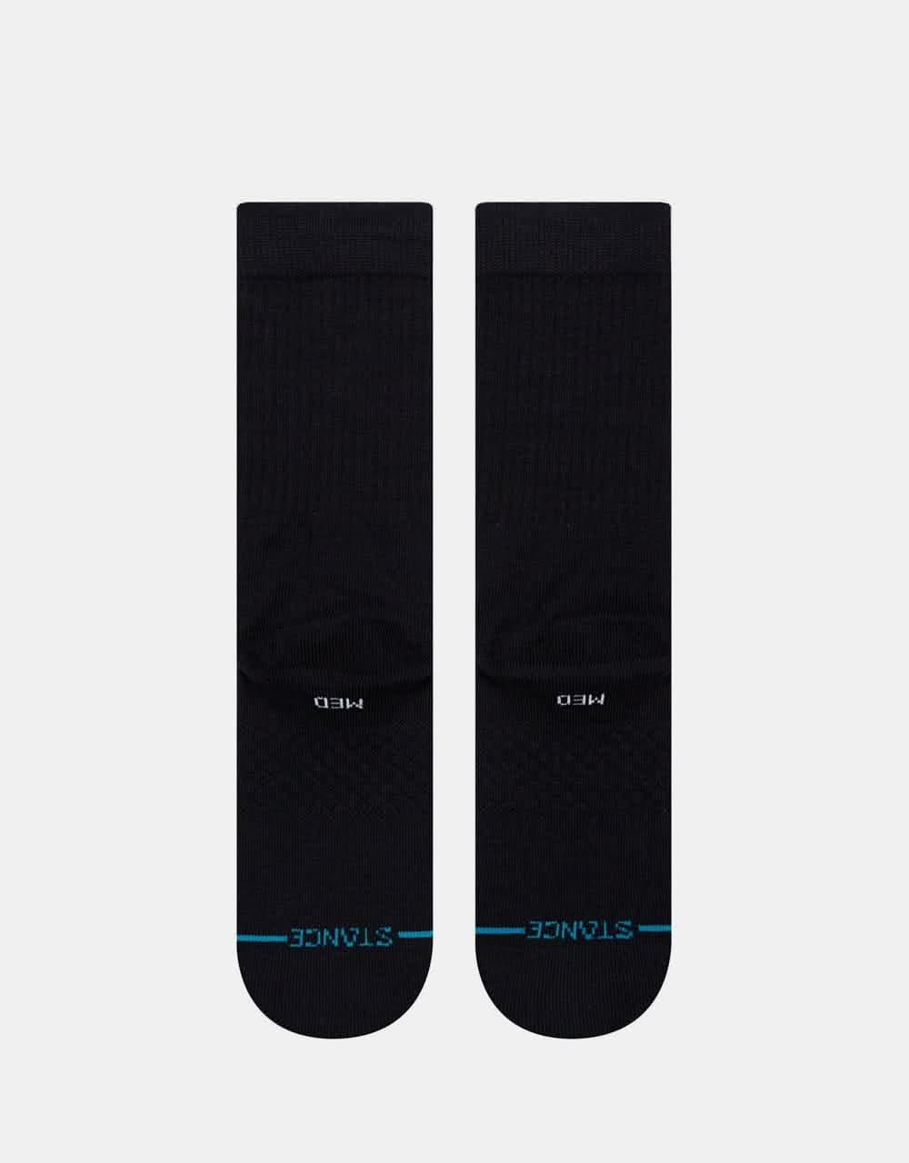 Stance x NBA Logoman Crew Socks - Black