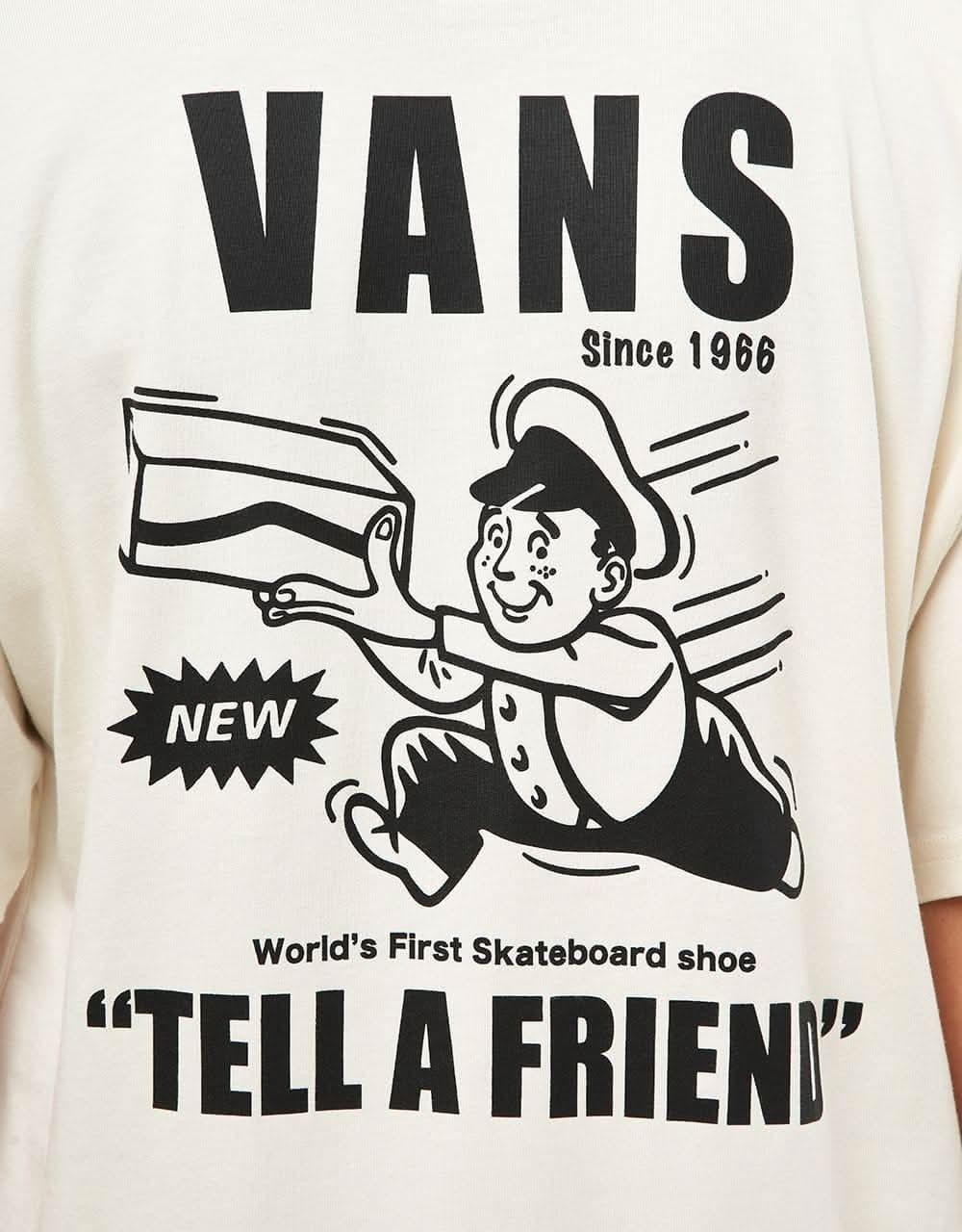 Vans Quick Wind T-Shirt - Antique White