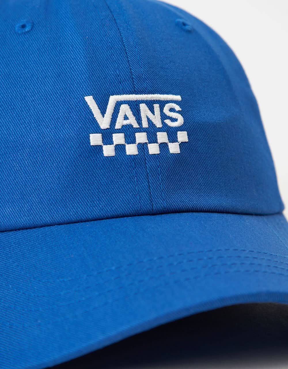 Vans Checked Curved Bill Jockey Cap - True Blue