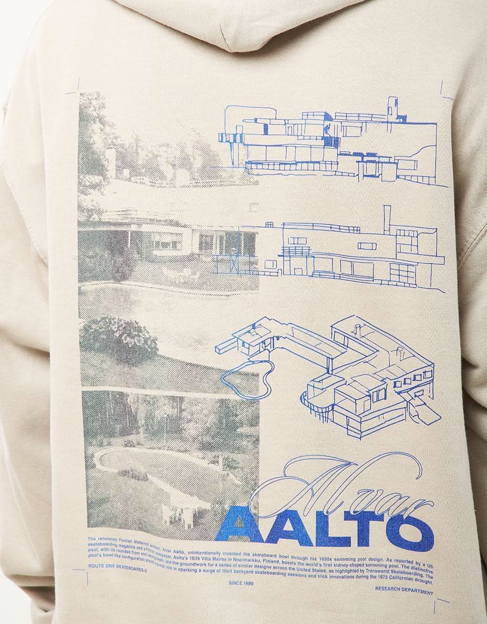 Route One Aalto Pullover Hoodie - Natural Stone