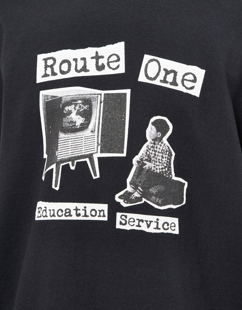 Route One Education Service T-Shirt - Black