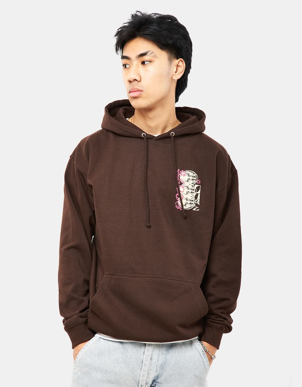 Route One Nothing Pullover Hoodie - Hot Chocolate