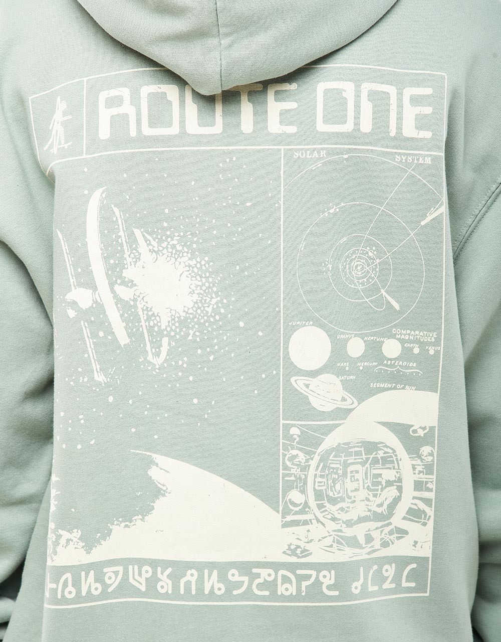 Route One Final Frontier Pullover Hoodie - Dusty Green