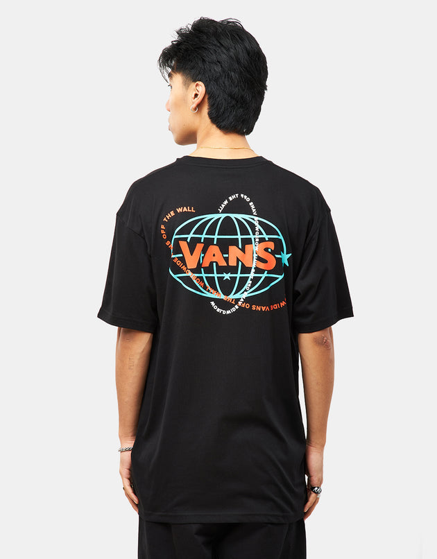 Vans 3D Globe T-Shirt - Black