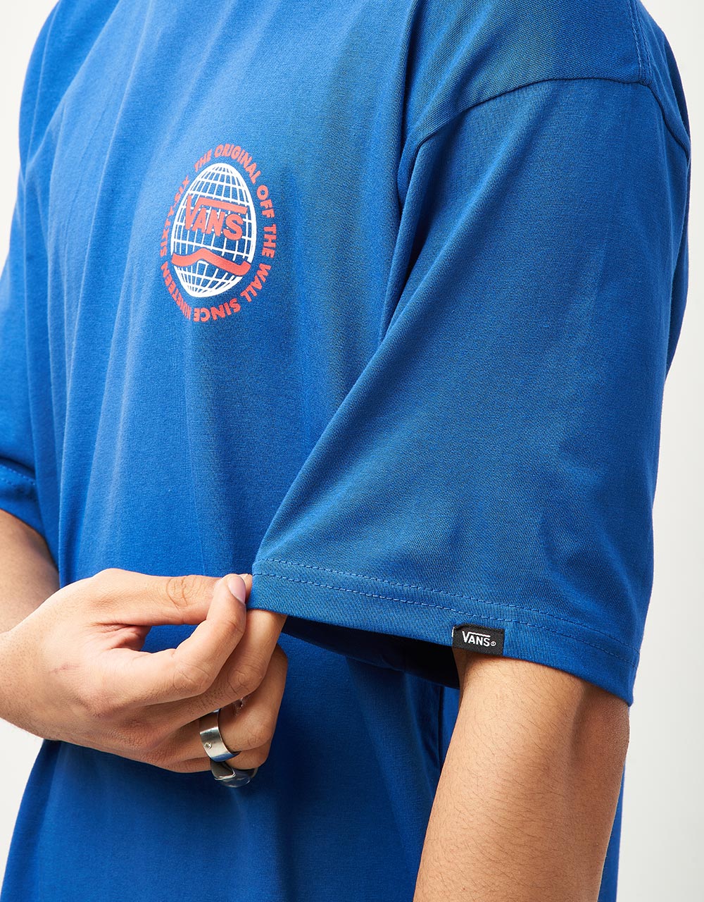 Vans Global Sidestripe T-Shirt - True Blue