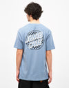Santa Cruz Breaker Check Opus Dot T-Shirt - Dusty Blue