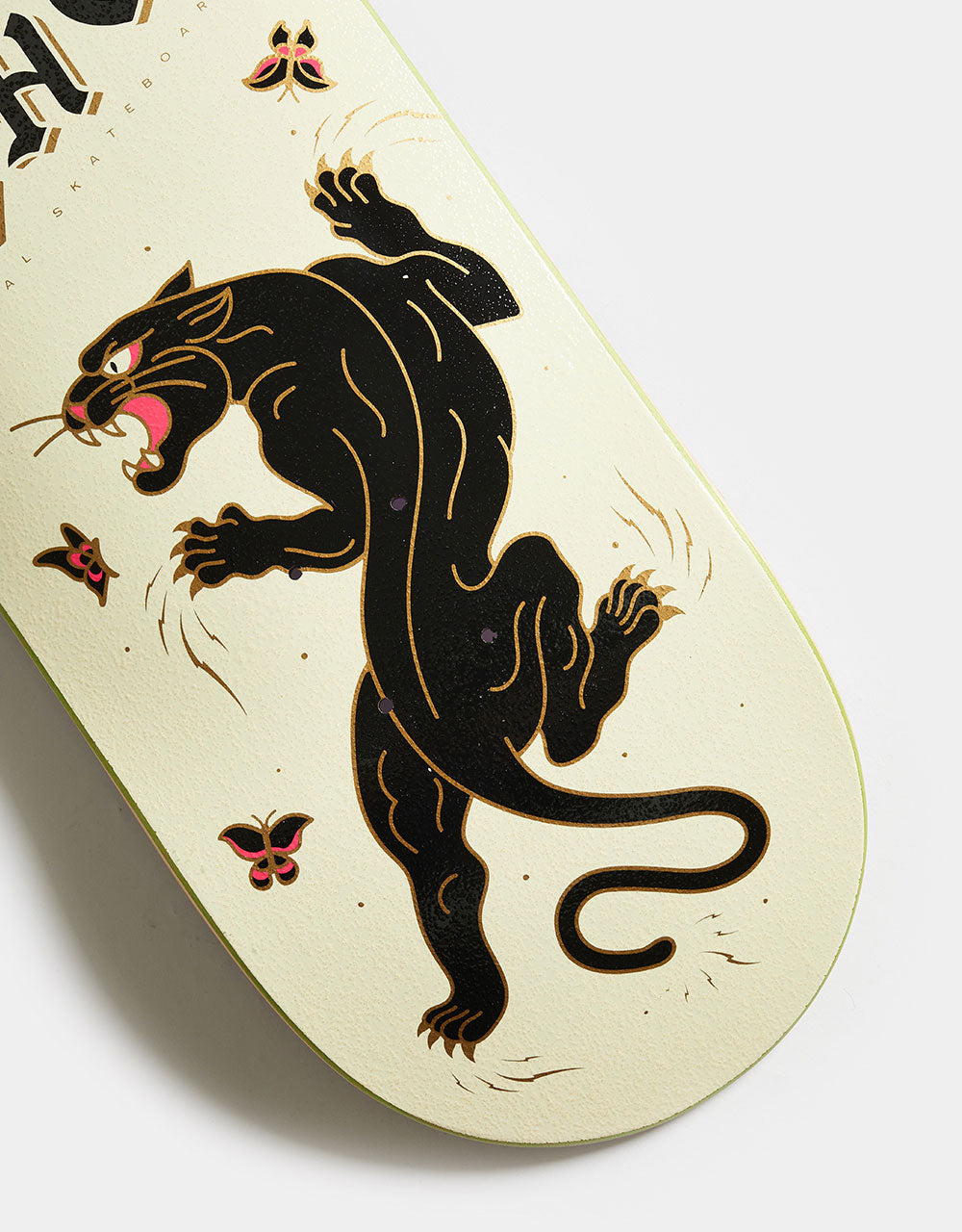 Real Ishod Cat Scratch Glitter 'TWIN TAIL' Skateboard Deck - 8.75"