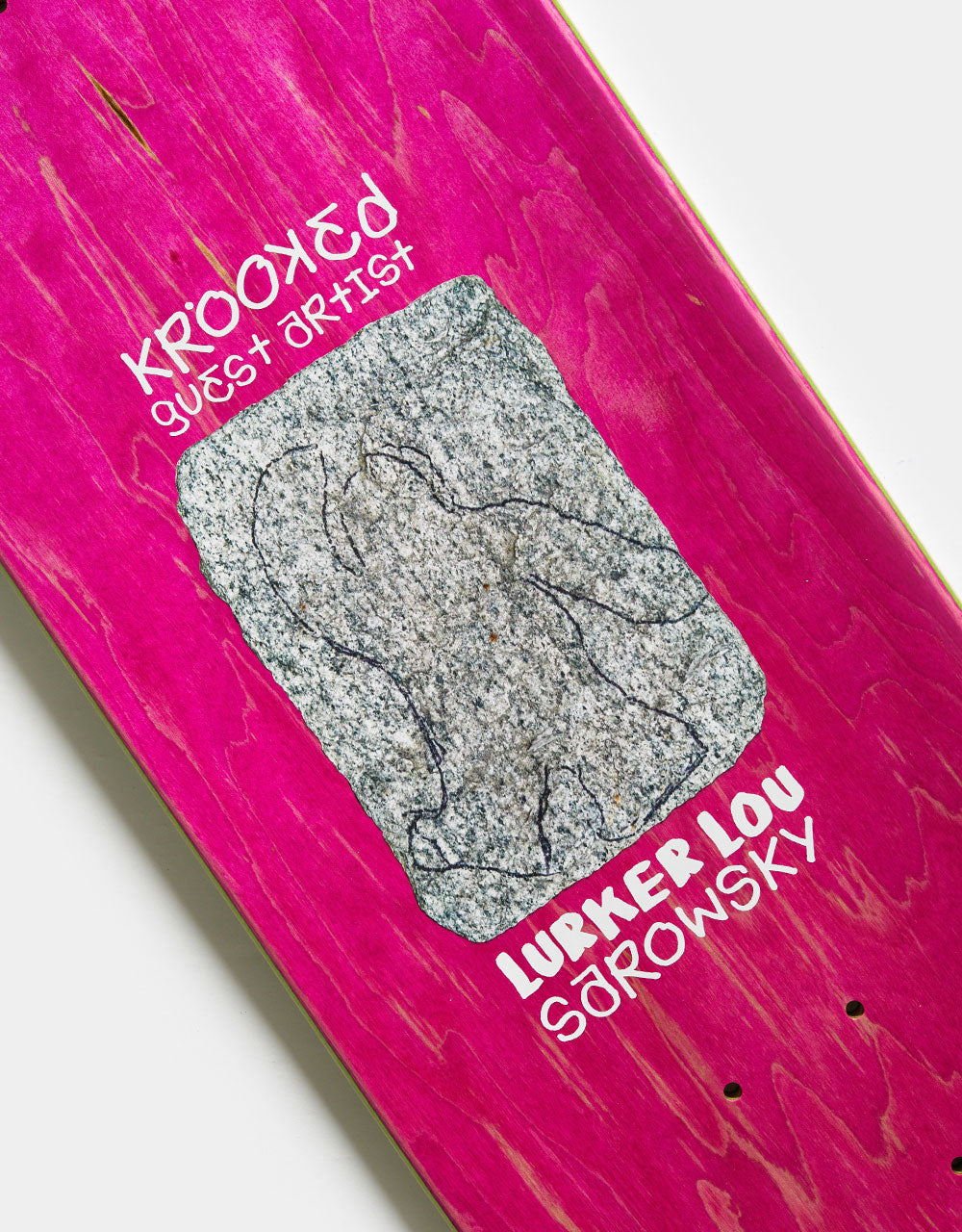 Krooked Lurker Lou Guest Artist Skateboard Deck - 8.5"