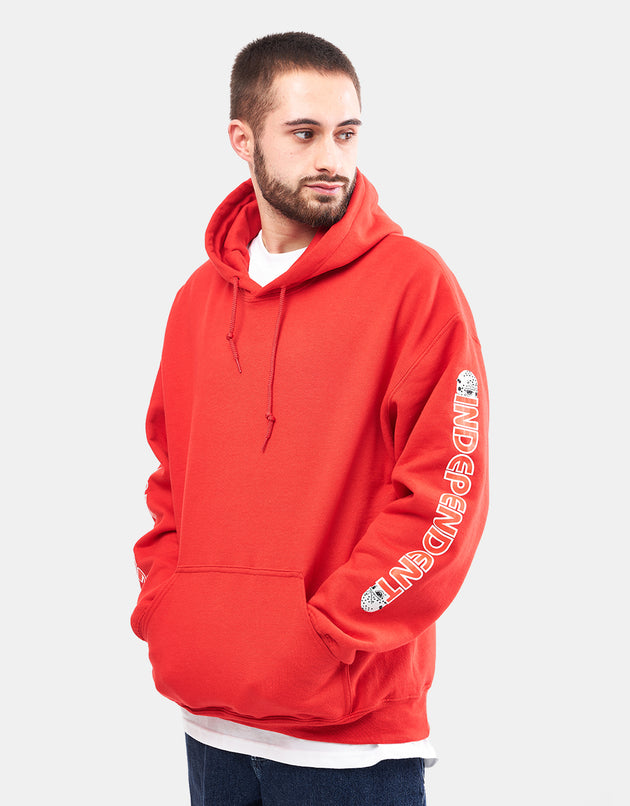 Hockey x Independent Half Mask Indy Pullover Hoodie - Red