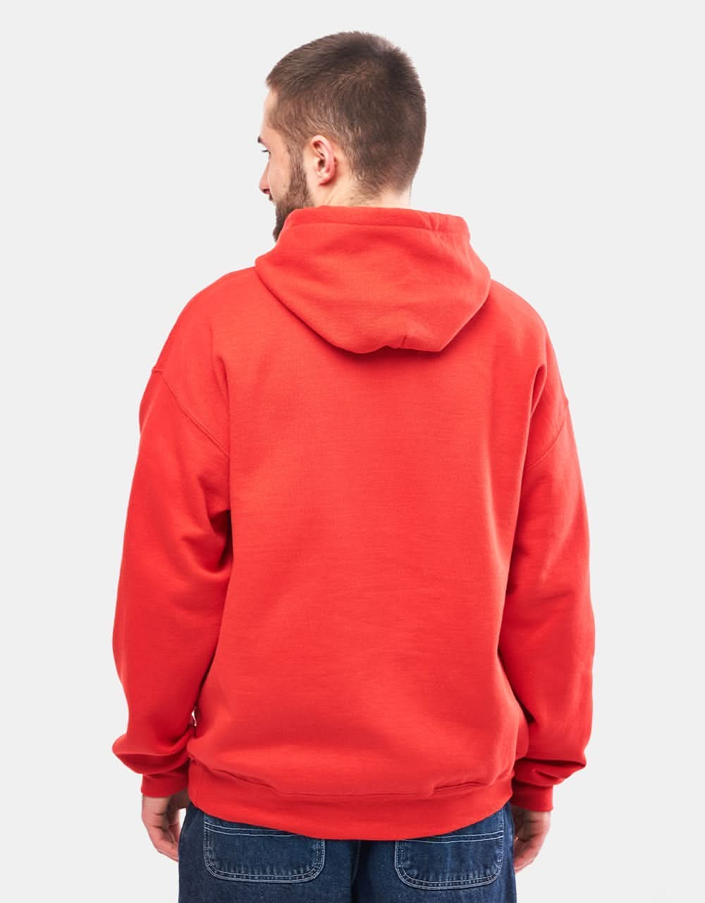 Hockey x Independent Half Mask Indy Pullover Hoodie - Red