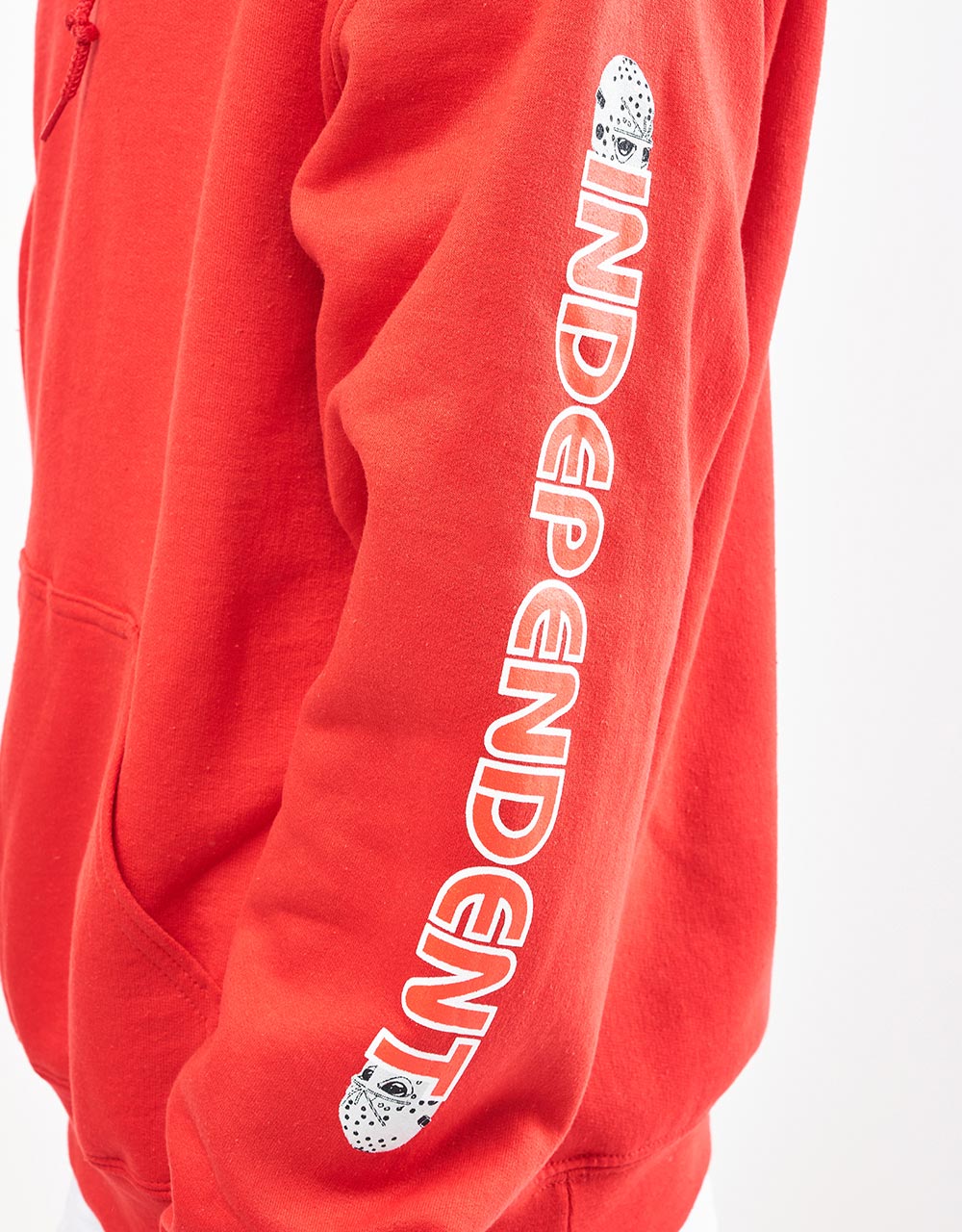 Hockey x Independent Half Mask Indy Pullover Hoodie - Red