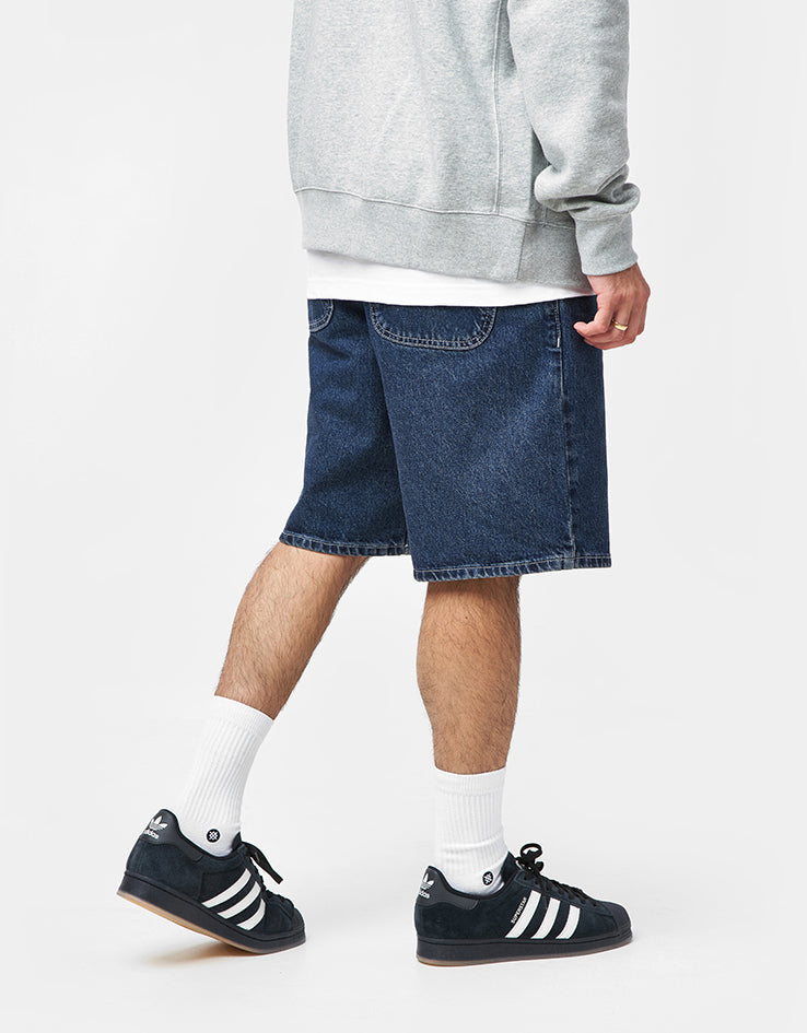 Route One Super Baggy Jorts - Dark Wash