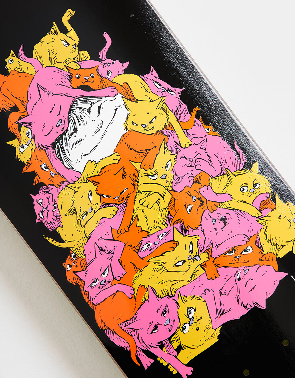 Welcome Nora Purr Pile on Popsicle Skateboard Deck - 8.25"