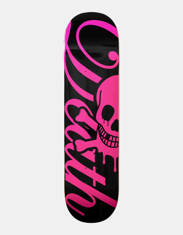 Death Script 'P2 Shape' Skateboard Deck - Black/Pink