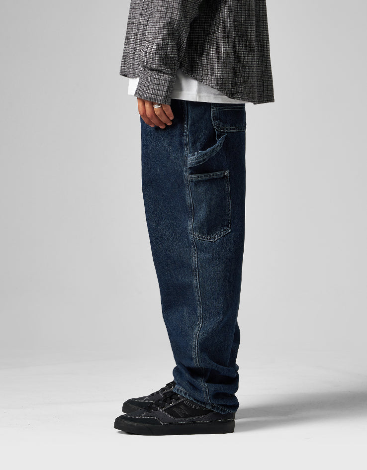 Route One Denim Carpenter Pants  - Dark Wash