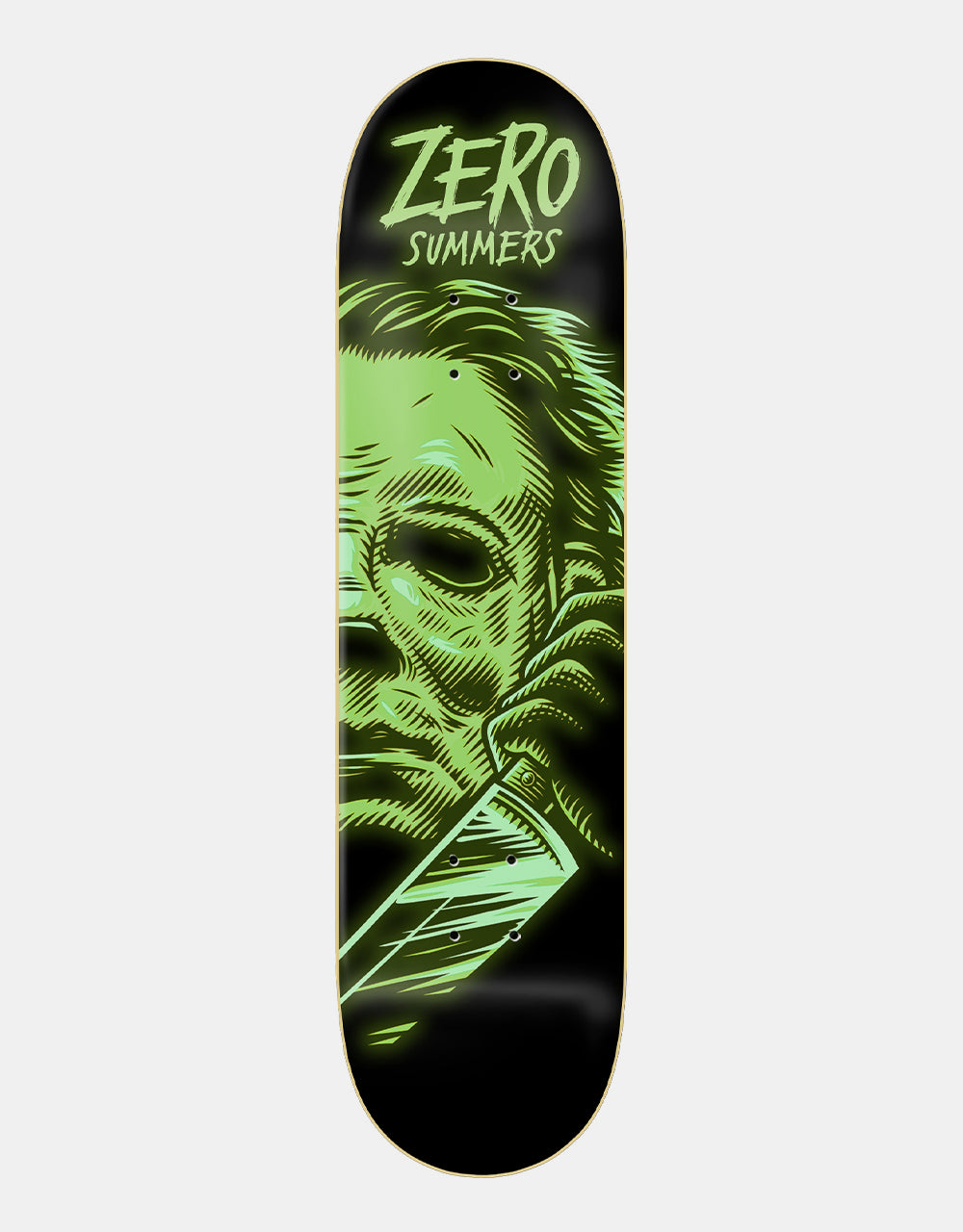 Zero Summers Fright Night GITD Skateboard Deck - 8.5"