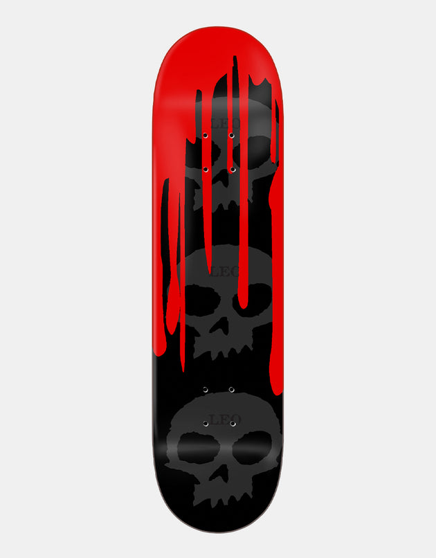 Zero Romero 3 Skulls Guest Board Skateboard Deck - 8.5"