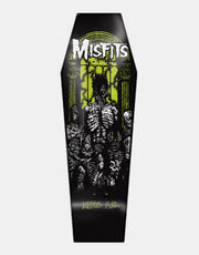 Zero x Misfits Earth A.D. Coffin Deck Skateboard Deck - 10.5"