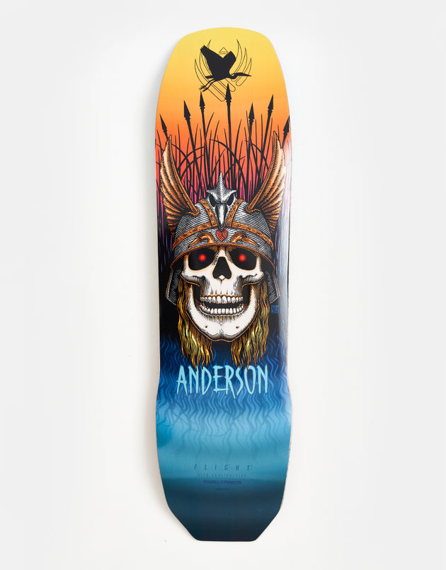 Powell Peralta Anderson Heron Skull FLIGHT Skateboard Deck - 8.45"