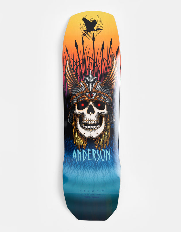 Powell Peralta Anderson Heron Skull FLIGHT Skateboard Deck - 9.13"