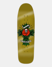 Santa Cruz Dressen Rose Cross Two Shaped Skateboard Deck - 9.31"