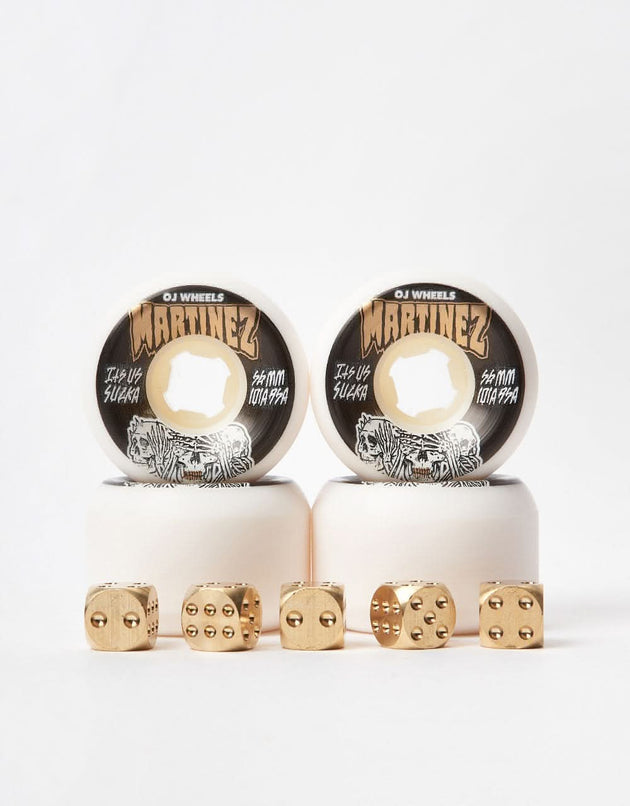 OJ Martinez Hear No Evil Double Duro 101a/95a Skateboard Wheels - 56mm