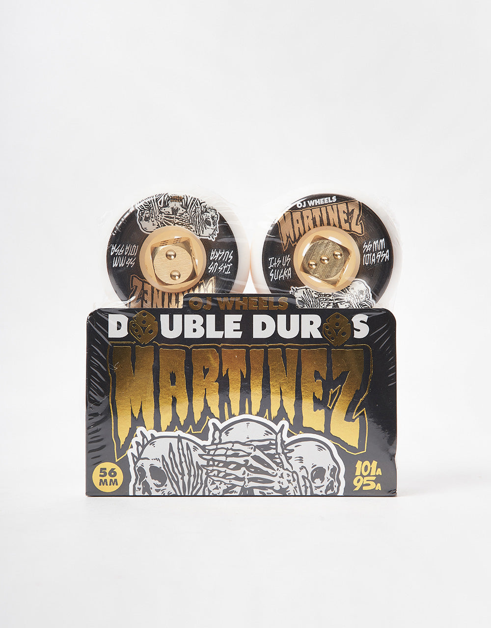 OJ Martinez Hear No Evil Double Duro 101a/95a Skateboard Wheels - 56mm