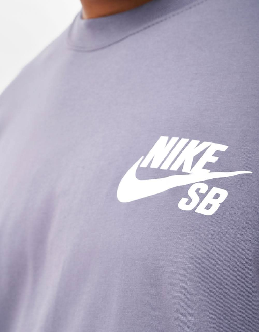 Nike SB Logo T-Shirt - Light Carbon