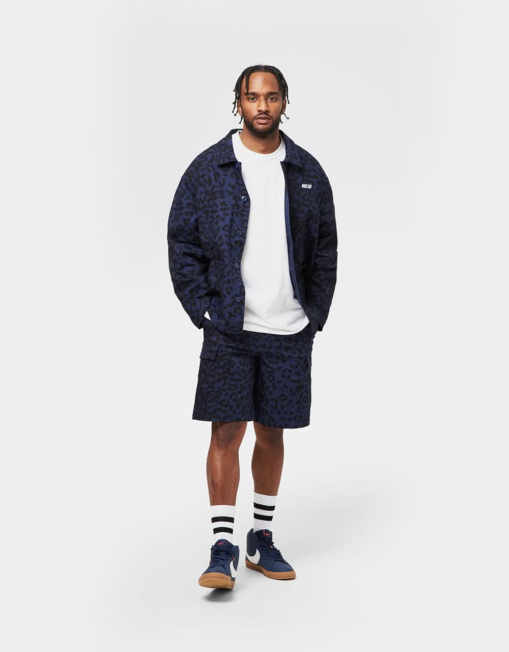 Nike SB Chore Coat - Midnight Navy/White