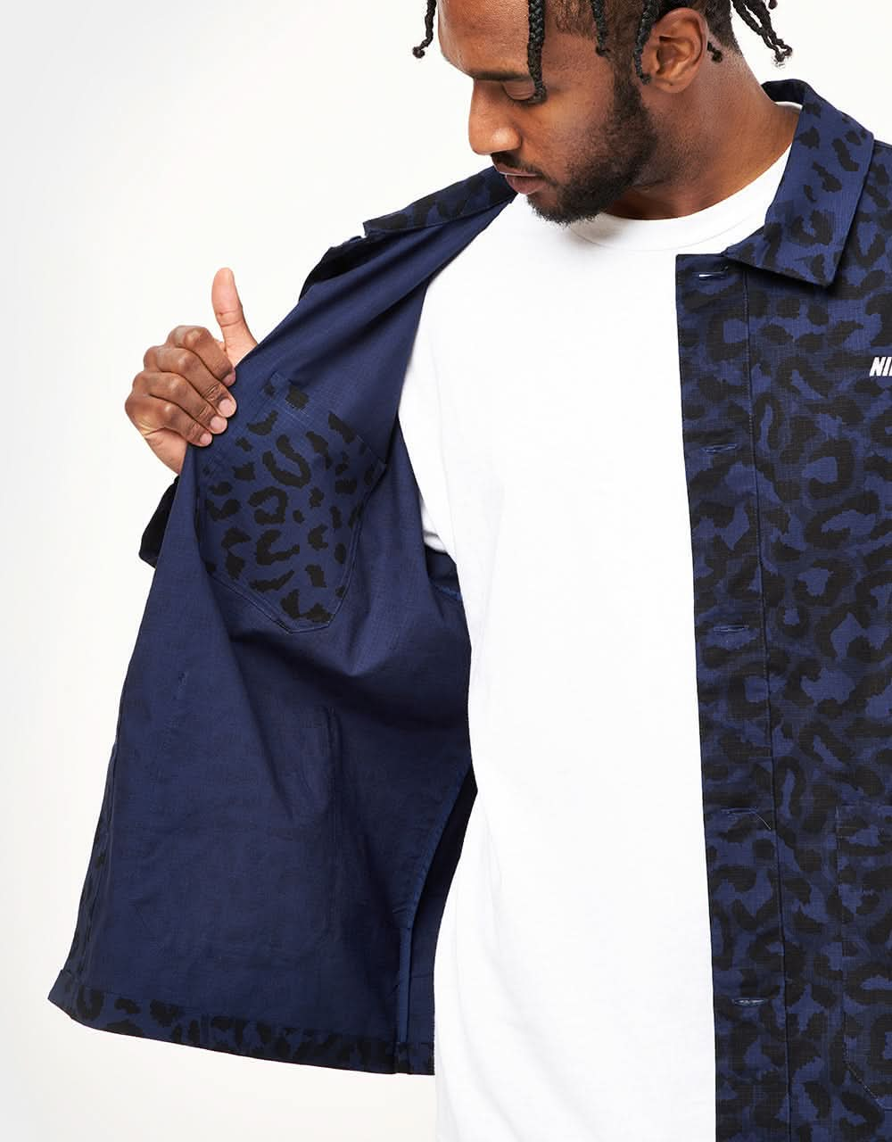 Nike SB Chore Coat - Midnight Navy/White