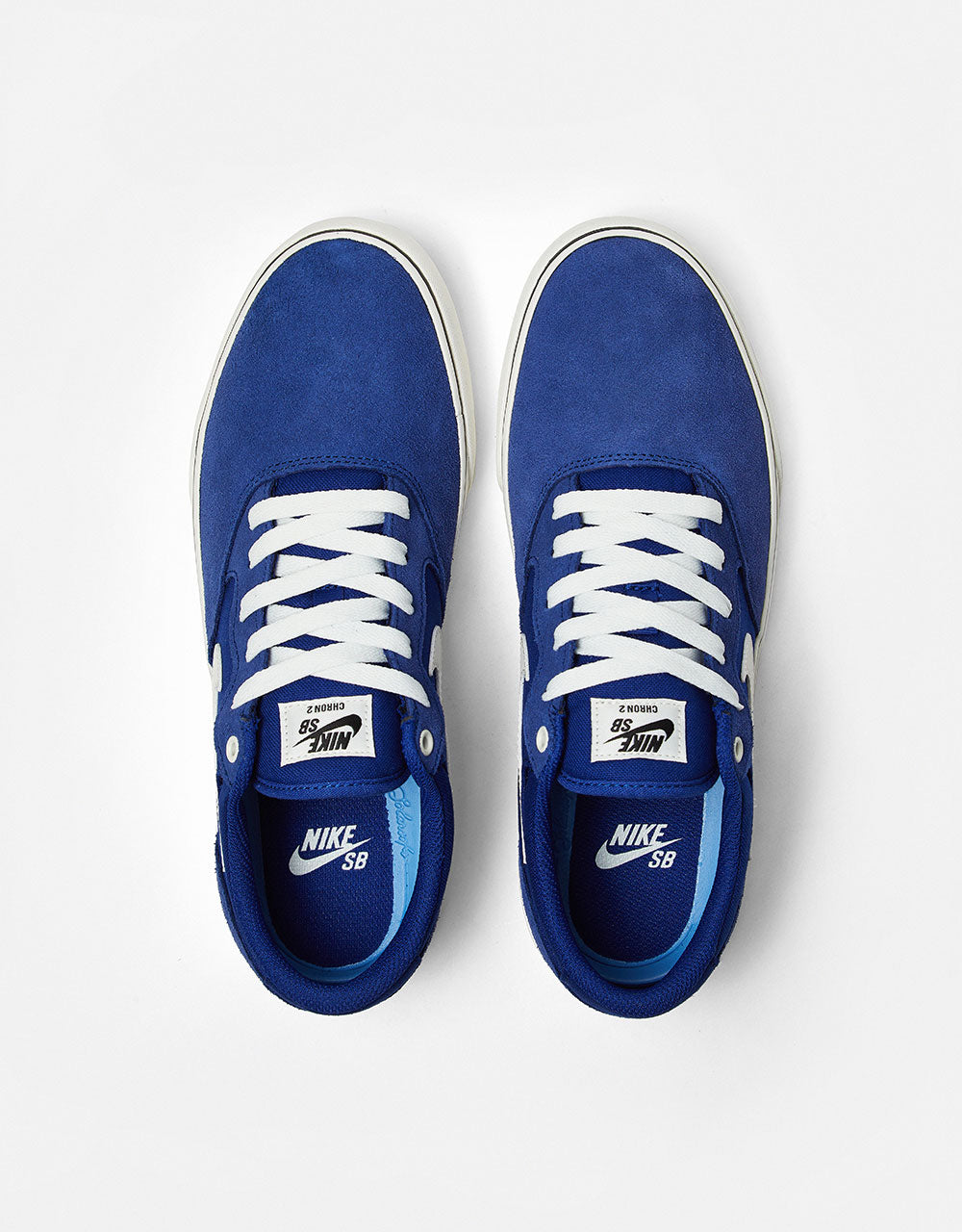 Nike SB Chron 2 Skate Shoes - Deep Royal Blue/Sail-Deep Royal Blue-Sail-Black
