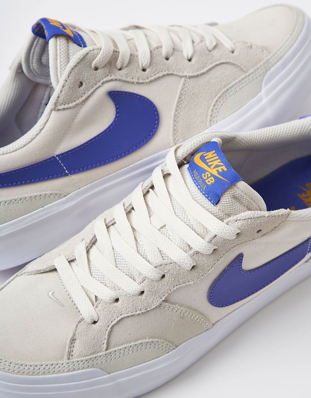 Nike SB Zoom Pogo Plus Skate Shoes - Phantom/Persian Violet-Light Bone-University Gold-White