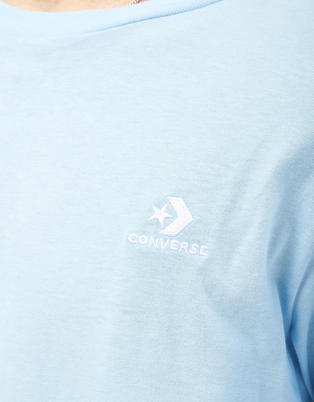 Converse Go-To Embroidered Star Chevron T-Shirt - True Sky