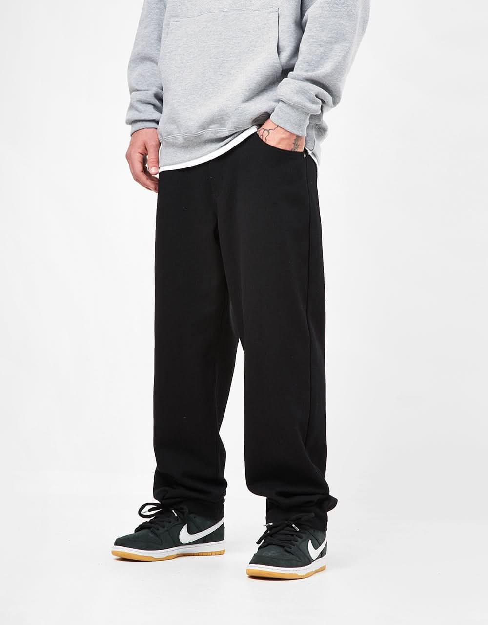 GX1000 Baggy Denim Pant - Black