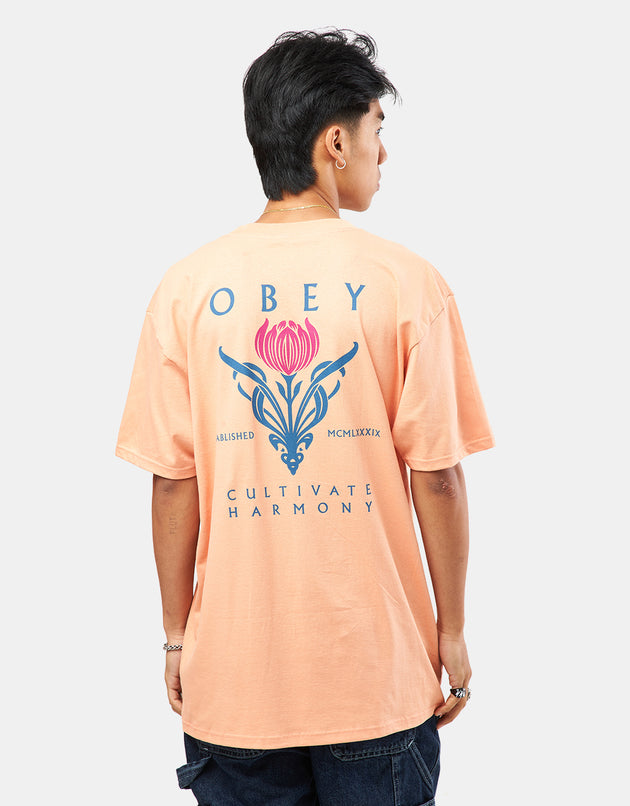 Obey Cultivate Harmony T-Shirt - Citrus