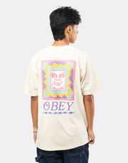 Obey Throwback T-Shirt - Cream