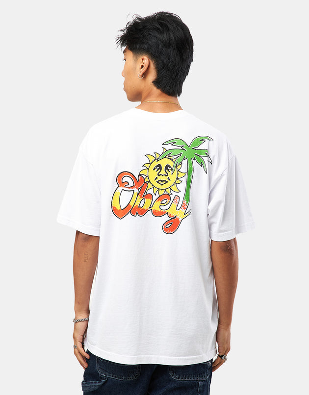 Obey Island Of Obey Heavyweight Box T-Shirt - White