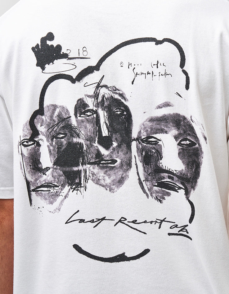 Last Resort AB x Julian Smith Heads T-Shirt - White/Black