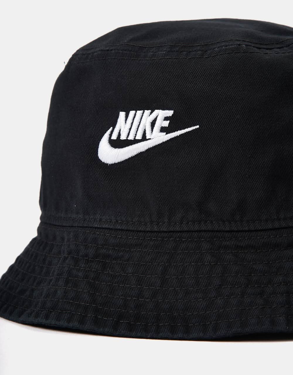 Nike Futura Apex Washed Bucket Hat - Black/White – Route One
