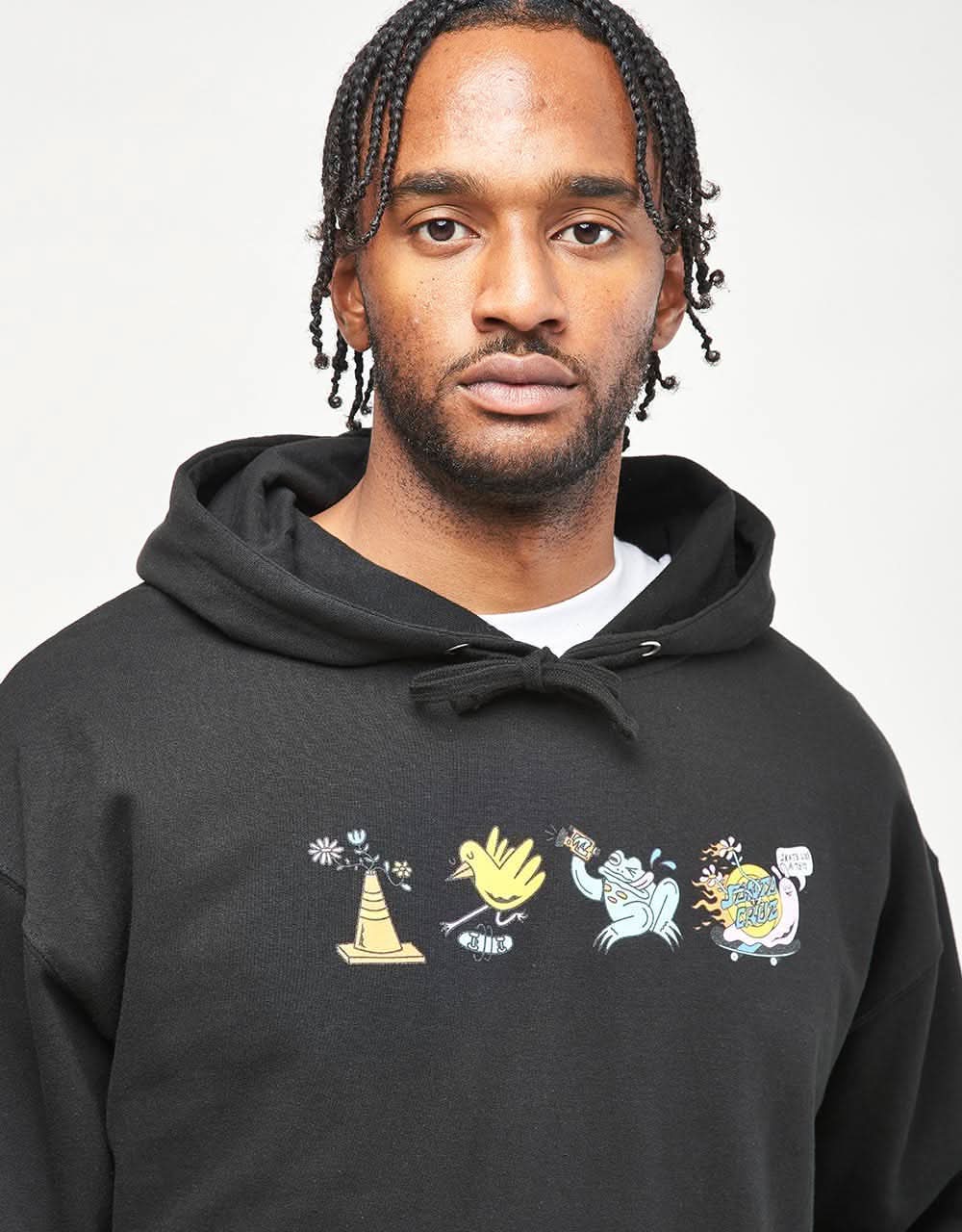 Santa Cruz x Skate Like A Girl Pullover Hoodie - Black – Route One