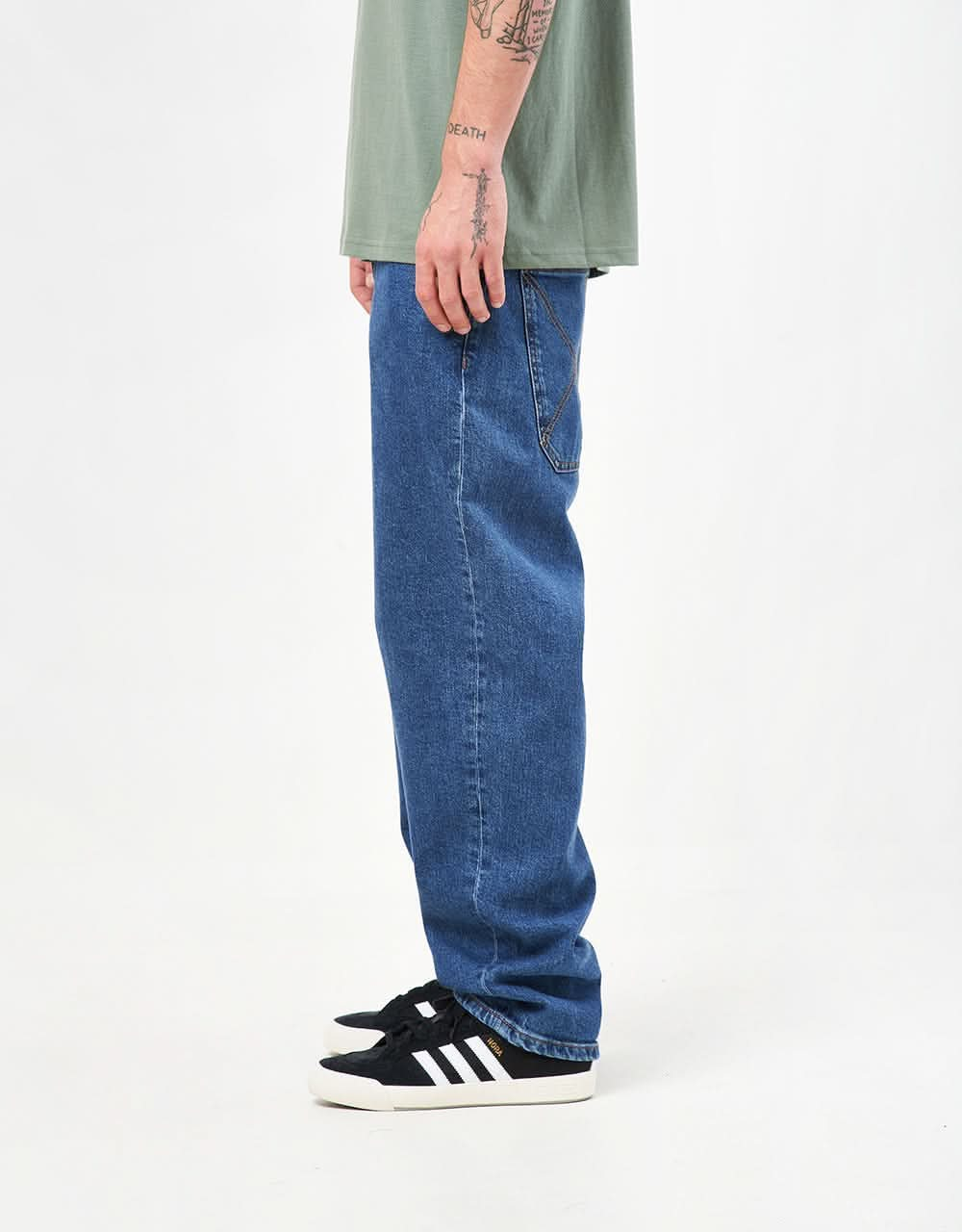 Homeboy X-Tra Baggy Denim - Washed Blue