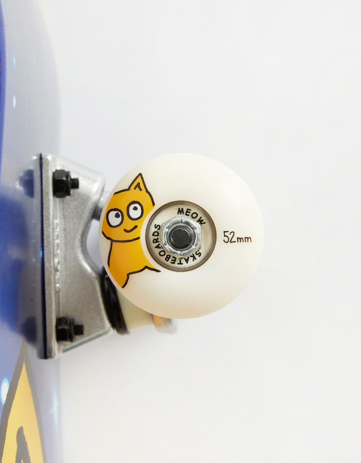 Meow Galaxy Big Cat Complete Skateboard - 7.75"