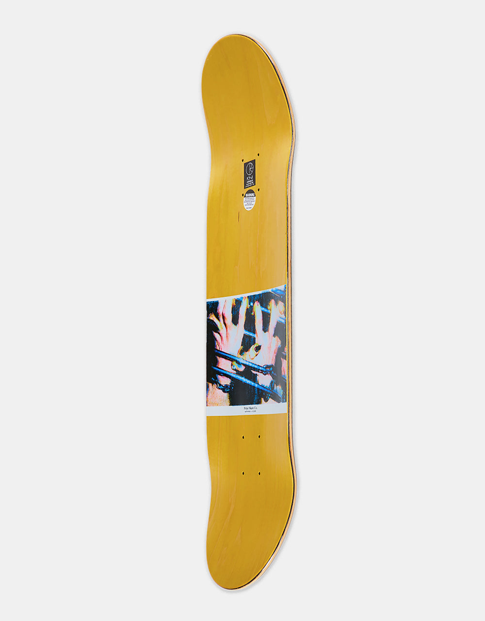 Polar Grund Tweaked Hands Skateboard Deck