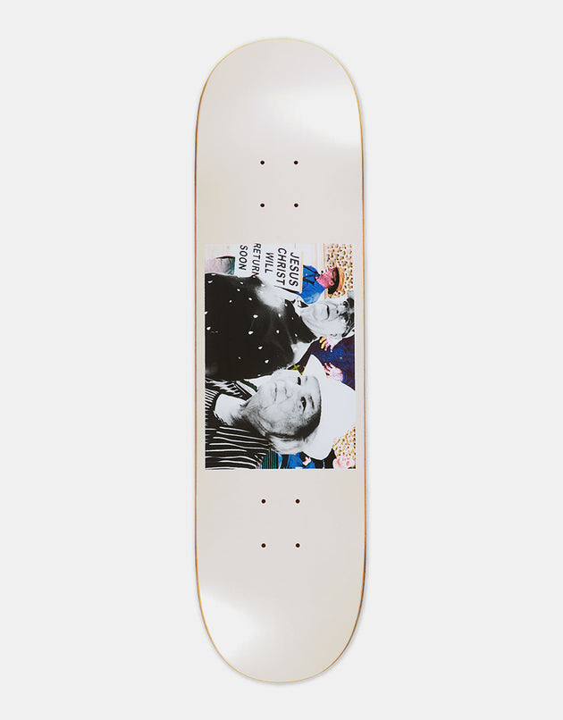 Polar Herrington Return Soon Skateboard Deck - Cream