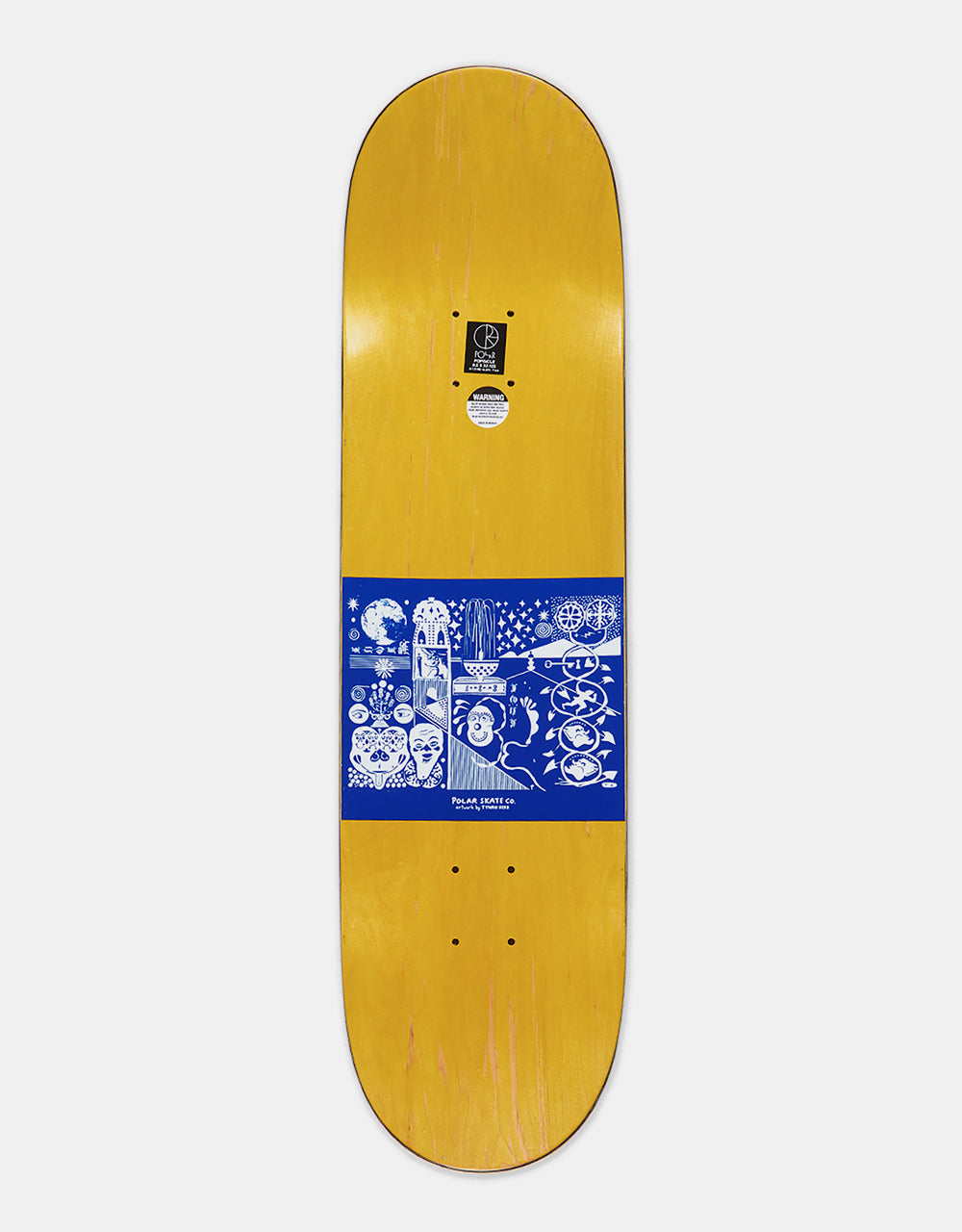 Polar Shin Sanbongi The Spiral of Life Skateboard Deck - Olive