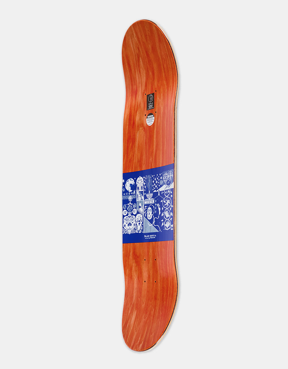 Polar Shin Sanbongi The Spiral of Life Skateboard Deck - Black