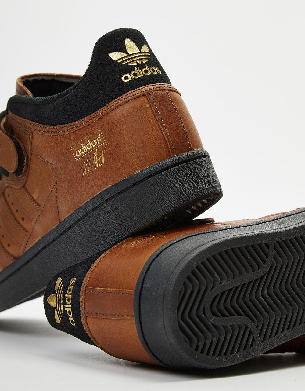 adidas x Heitor Pro Shell ADV Skate Shoes - Dark Brown/Dark Brown/Core Black