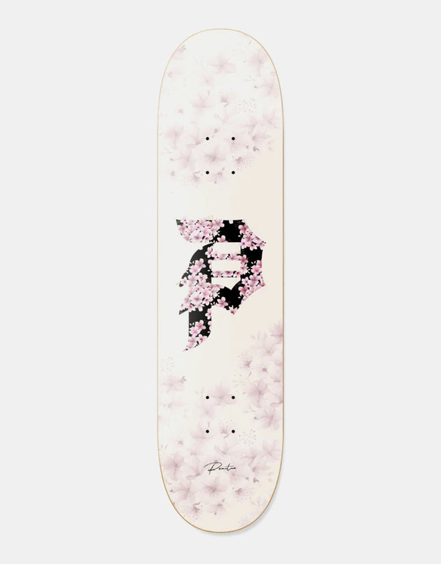 Primitive Sakura Dirty P Skateboard Deck - 8.38"